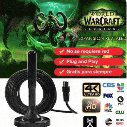 Oferta 2x1 ZapiTV® Antena Digital con canales Full HD gratis para toda la familia