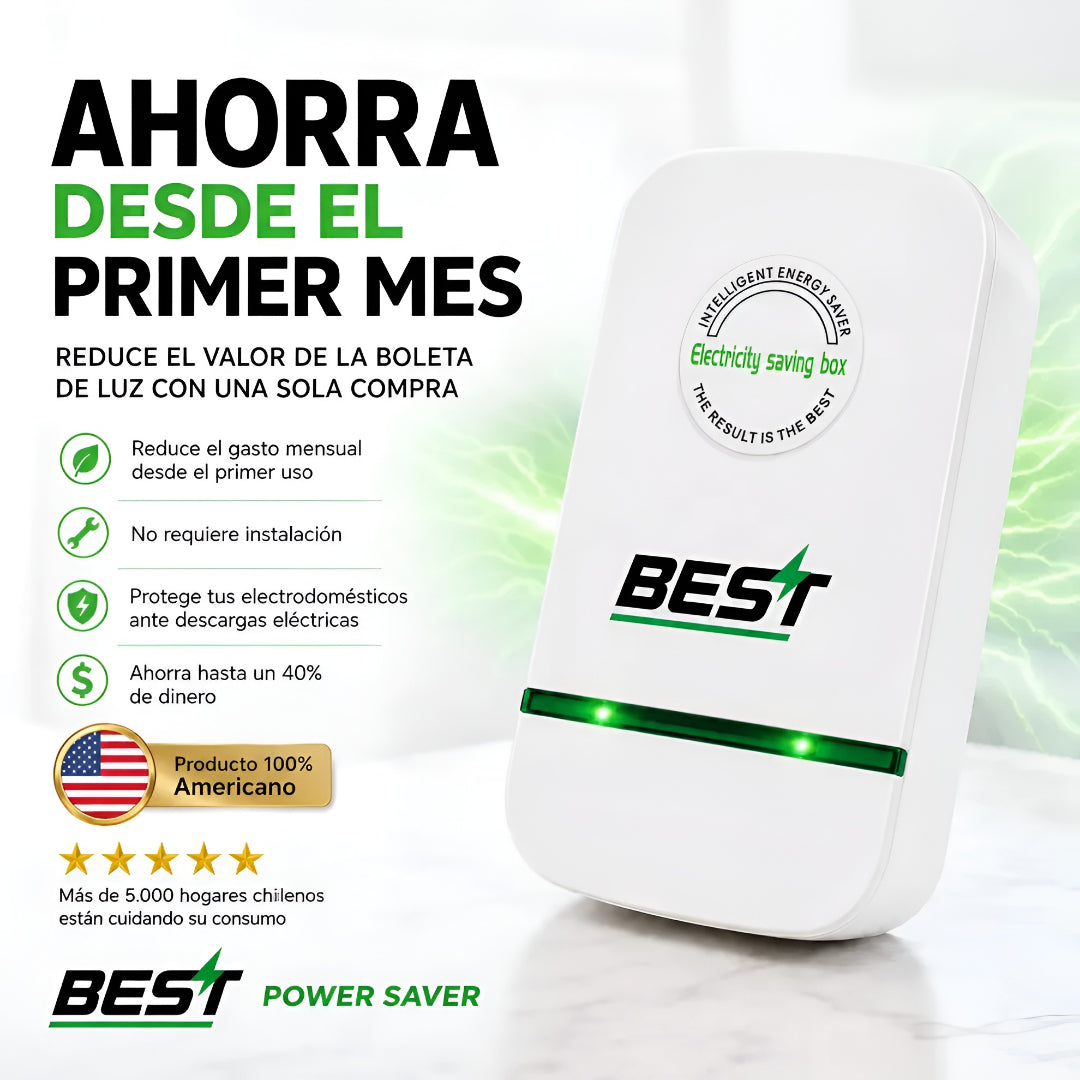 Ahorrador Energía BEST | Reduce las Boletas Desde el Primer Mes