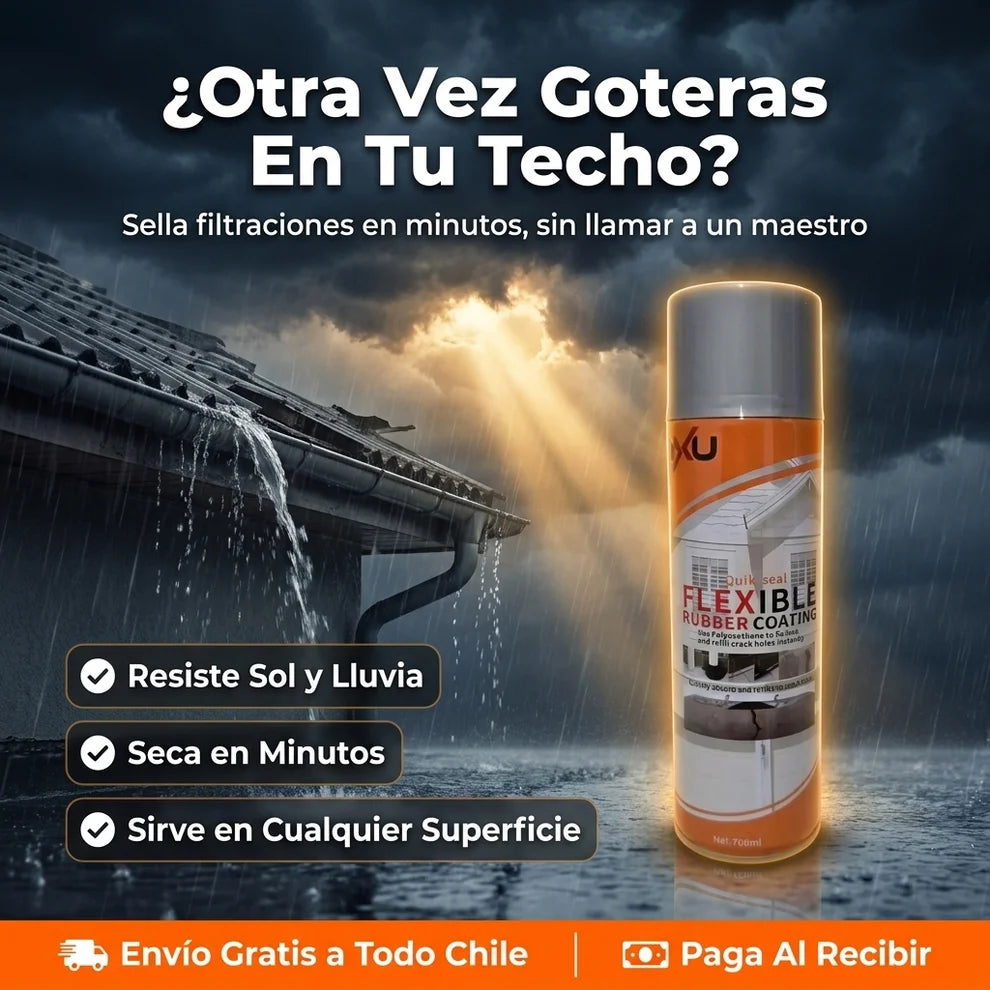 G-Spray Adiós Filtraciones — Sellador Elástico Anti Goteras